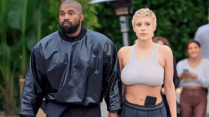 Kanye West and Bianca Censori in a file photo [Image-Twitter]